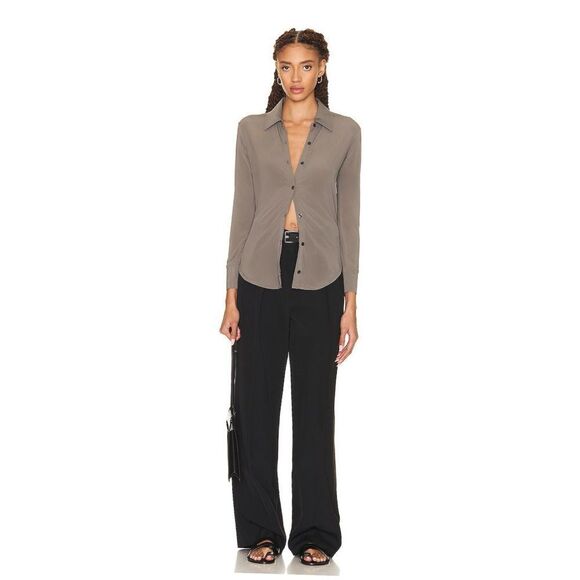 NEW Revolve Citizen Of Humanity COH Dalhia Mesh Button Down Shirt Size XS - Picture 6 of 15
